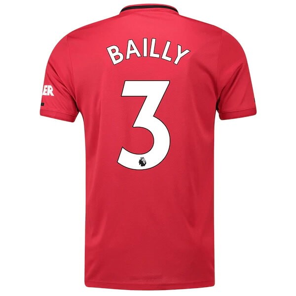 Trikot Manchester United NO.3 Bailly Heim 2019-20 Rote Fussballtrikots Günstig